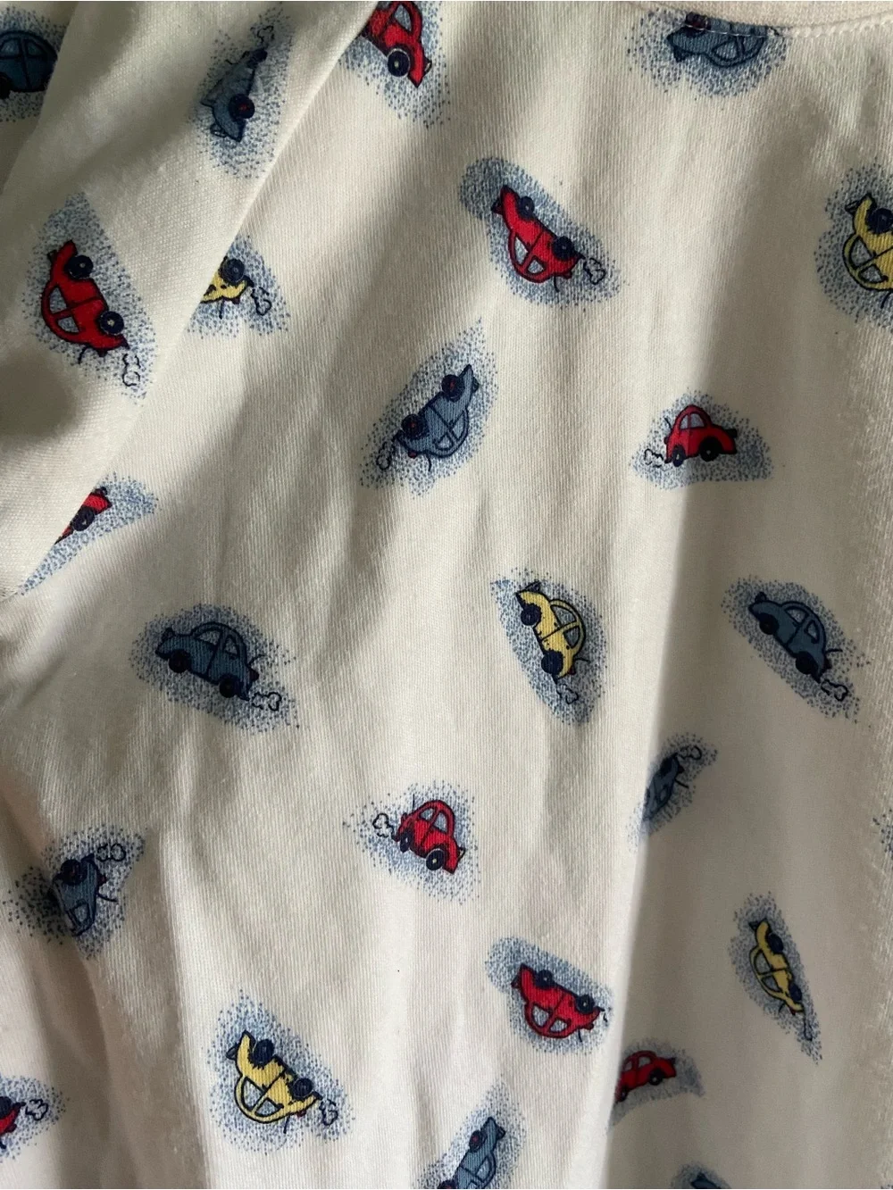 Boutique Oversized Baby Boy Sleeper with Cars Size 12M